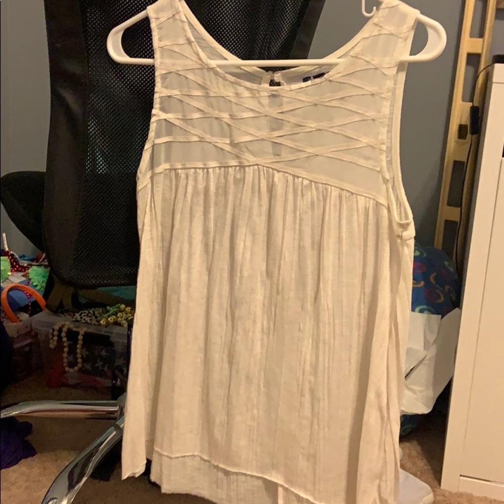 White tanktop